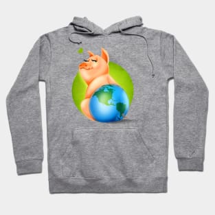 Earth Day Piggy (Globe) Hoodie